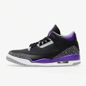 Air Jordan 3 Black Court Purple