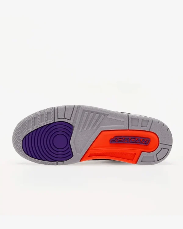 Air Jordan 3 Black Court Purple - Imagen 5