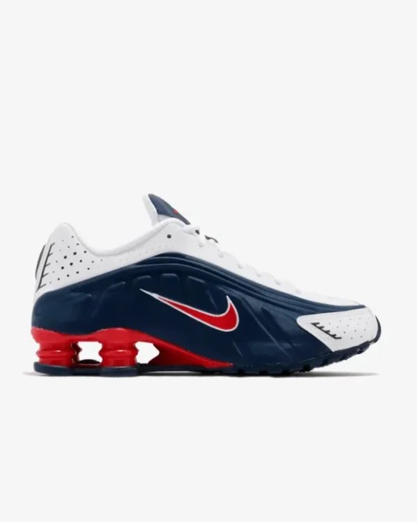 Nike Shox R4 Navy White - Imagen 2